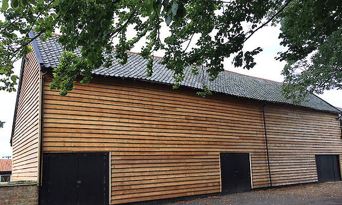 Barn Re-Roofing and cladding, Norfolk