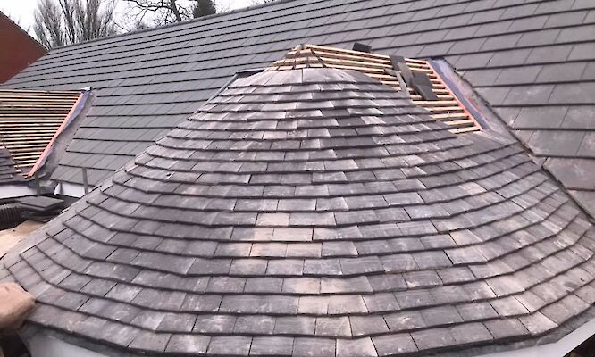 Roofing project completed in Hingham Norfolk