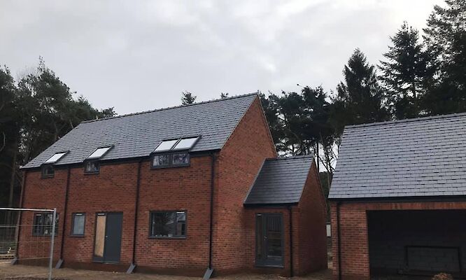 Roofer Norfolk working on property in Felthorpe